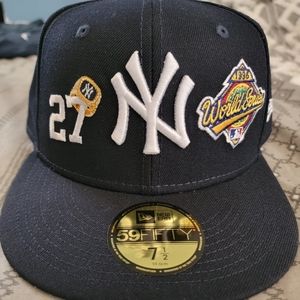 Yankees Count the rings fitted hat New with tags 7 1/2